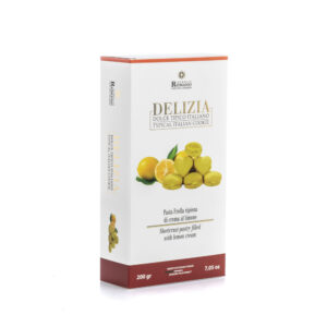 Pasta Frolla Ripiena di Crema al Limone, Delizia, 200gr